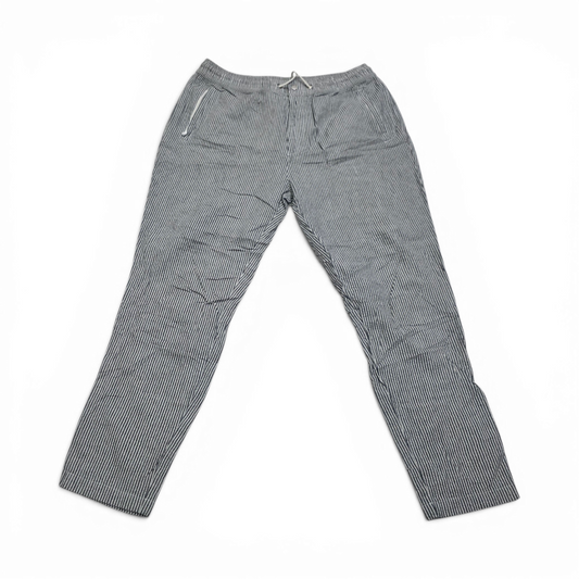 Pantalon Tipo Jogger Kith Lineas Blancas Xl