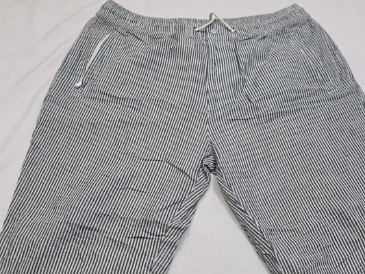 Pantalon Tipo Jogger Kith Lineas Blancas Xl