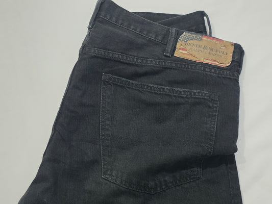 Pantalon Relaxed Ralph Lauren 40x30 Negro