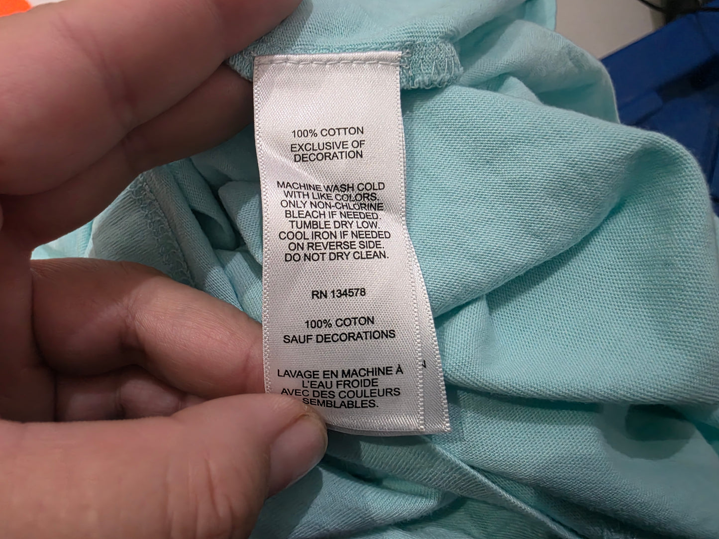 Playera Manga Larga Vineyard Vines Mediana M Azul Agua