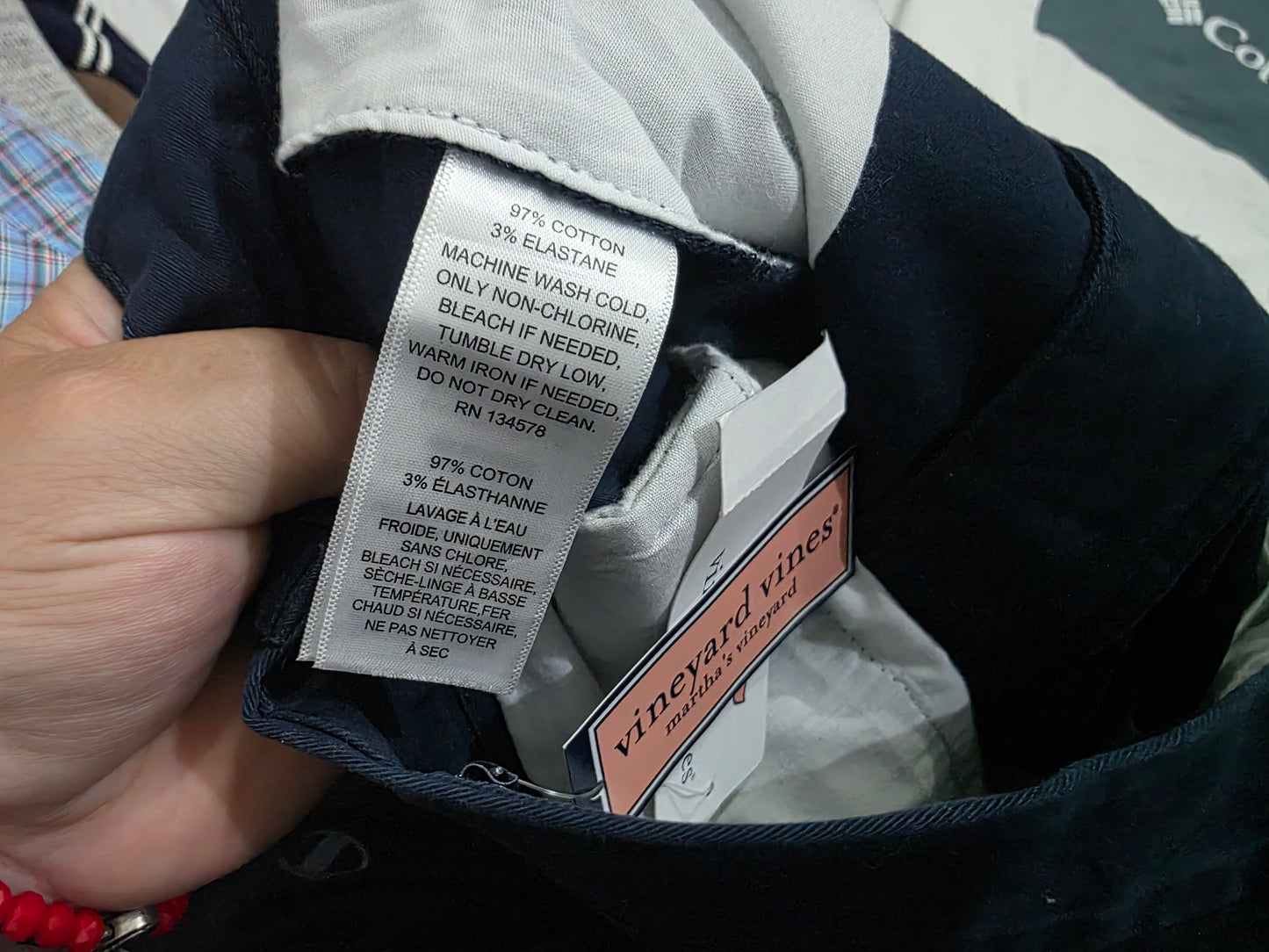 Bermuda Vineyard Vines Talla 34 Azul