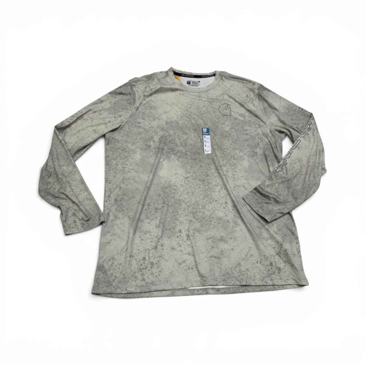 Playera Carhartt Xgrande Xl Gris Manga Larga