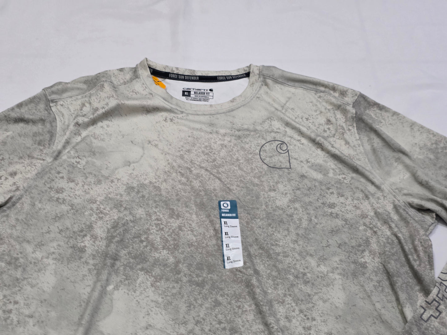Playera Carhartt Xgrande Xl Gris Manga Larga