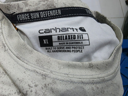 Playera Carhartt Xgrande Xl Gris Manga Larga