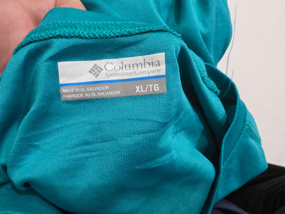 Playera Columbia Xgrande Xl Turquesa