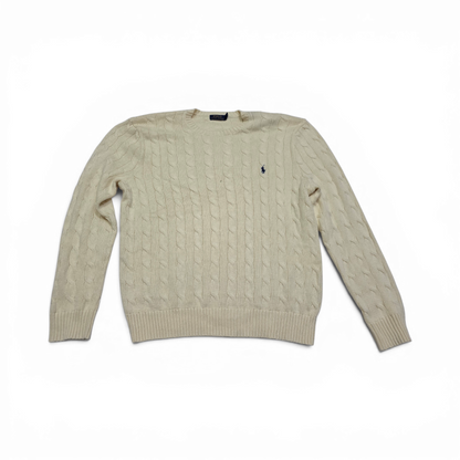 Sueter Tejido Ralph Lauren Xgrande Xl Beige