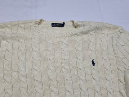 Sueter Tejido Ralph Lauren Xgrande Xl Beige