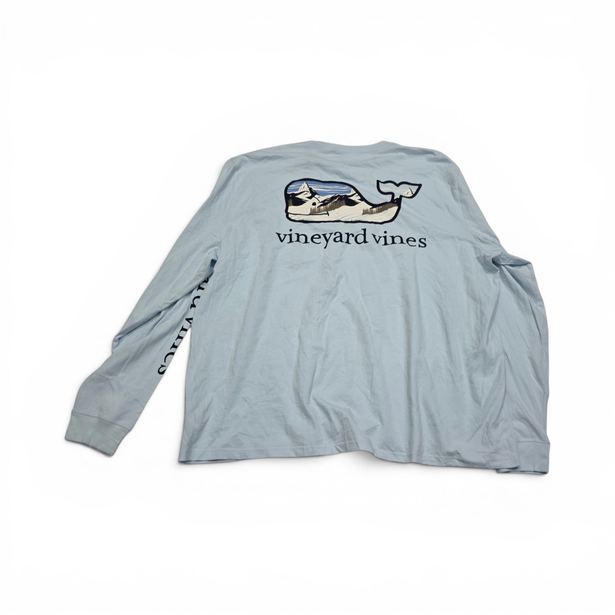 Playera Vineyard Vines 3xb Azul Claro Manga Larga