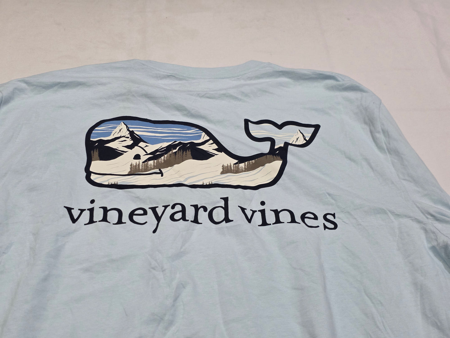 Playera Vineyard Vines 3xb Azul Claro Manga Larga