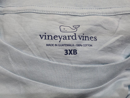 Playera Vineyard Vines 3xb Azul Claro Manga Larga