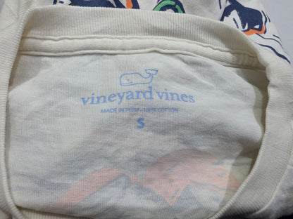 Playera Vineyard Vines Chico S Beige Manga Larga