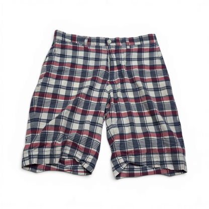 Bermuda Ralph Lauren Talla 30 Cuadro Azul Y Rojo