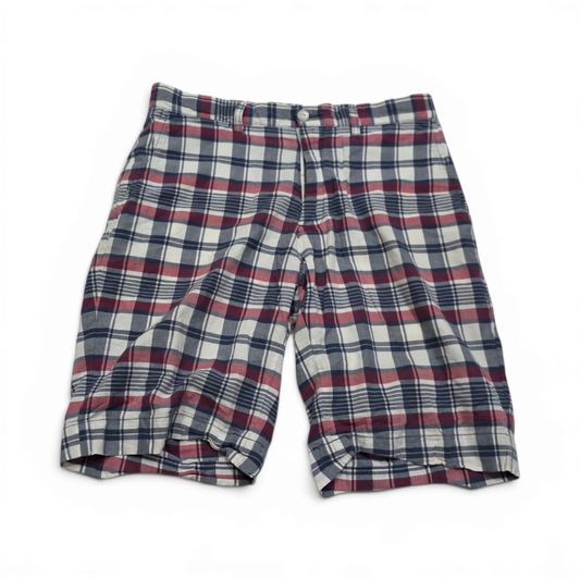 Bermuda Ralph Lauren Talla 30 Cuadro Azul Y Rojo