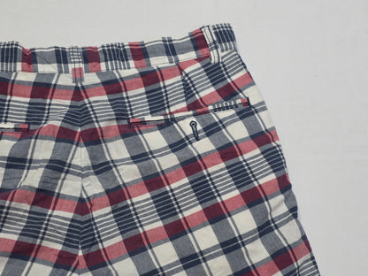 Bermuda Ralph Lauren Talla 30 Cuadro Azul Y Rojo