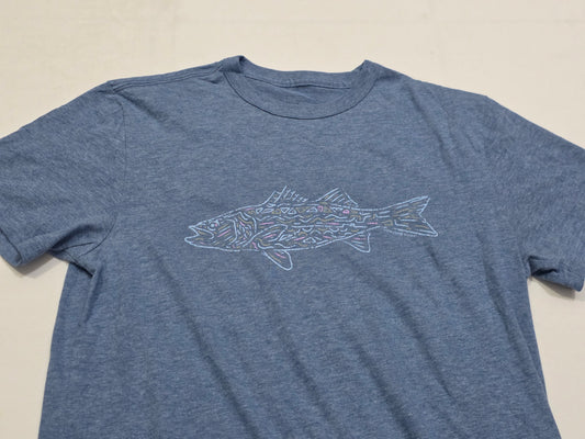 Playera Vineyard Vines Chico S Azul Figura Fez