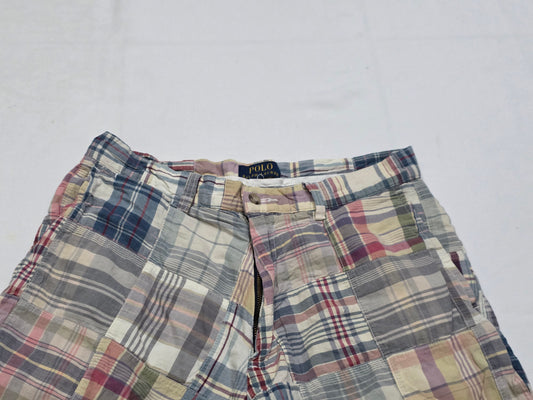 Bermuda Ralph Lauren Talla 30 Cuadro Colores