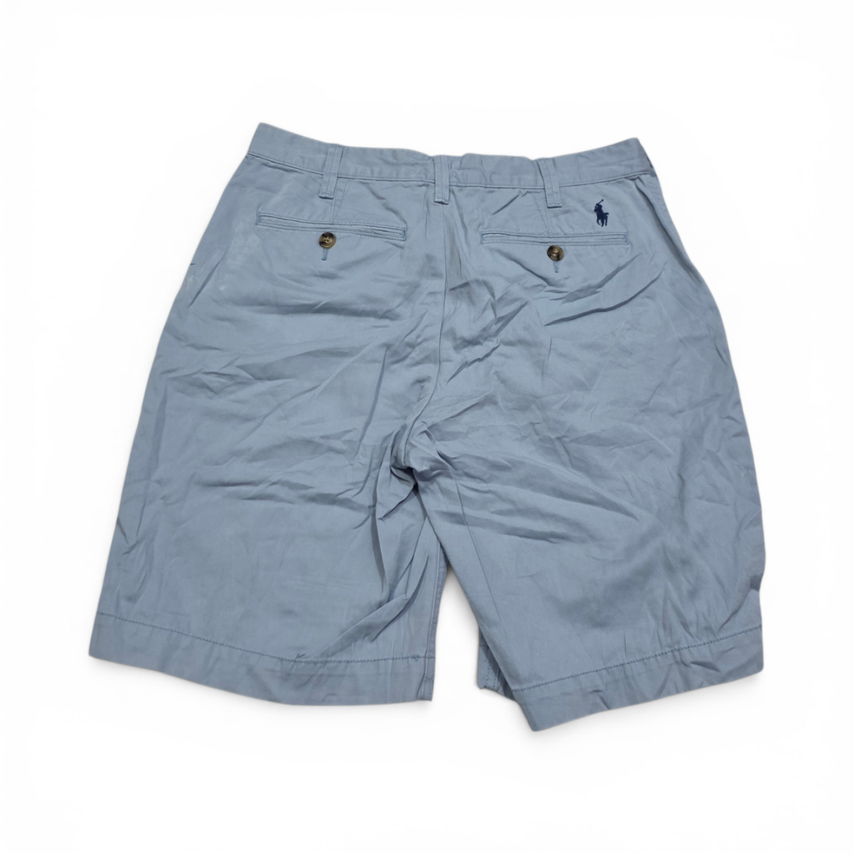 Bermuda Ralph Lauren Talla 30 Azul Claro Pony Azul