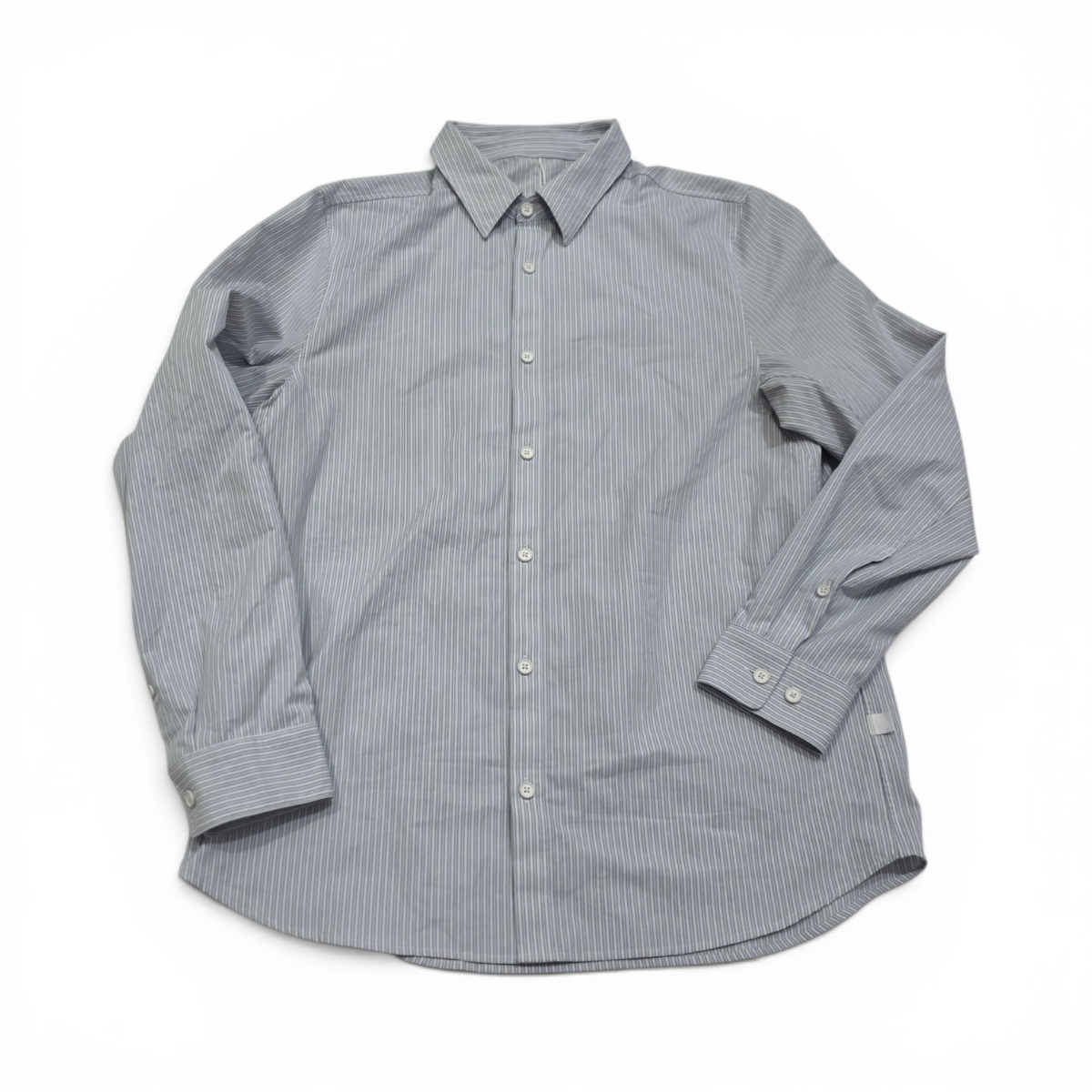 Camisa Lululemon Mediana M Azul Y Blanco Lineas
