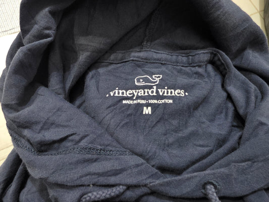 Playera Con Gorro Vineyard Vines Mediana M Azul Manga Larga