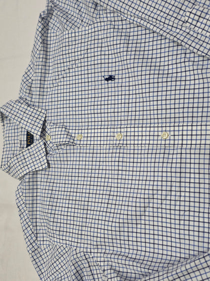 Camisa Ralph Lauren Mediana M Cuadro Blanco