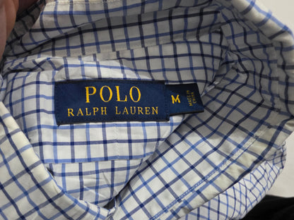 Camisa Ralph Lauren Mediana M Cuadro Blanco