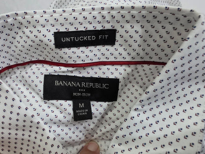 Camisa Banana Republic Mediana M Blanca Figuras