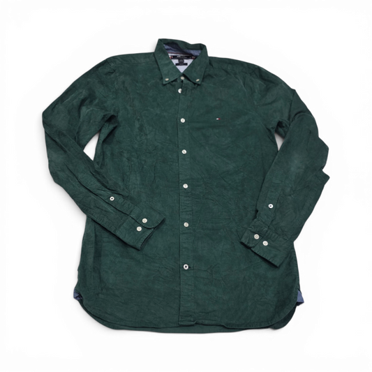 Camisa Pana Tommy Hilfiger Mediana M Verde