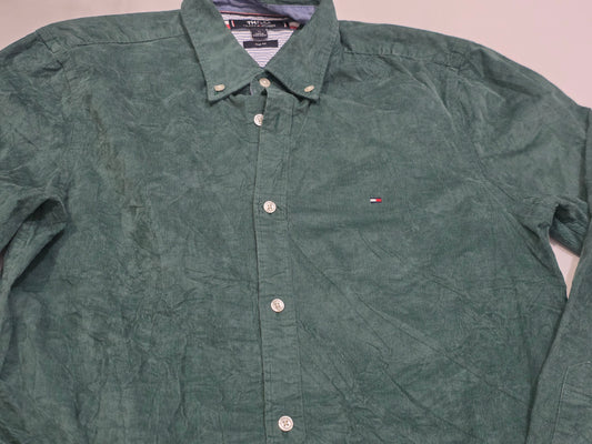 Camisa Pana Tommy Hilfiger Mediana M Verde