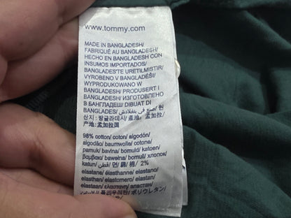 Camisa Pana Tommy Hilfiger Mediana M Verde