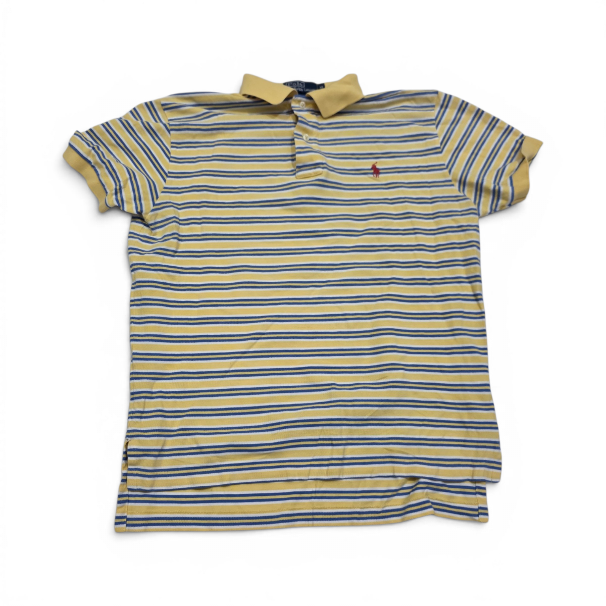 Playera Polo Ralph Lauren Mediana M Amarillo Linea Azul