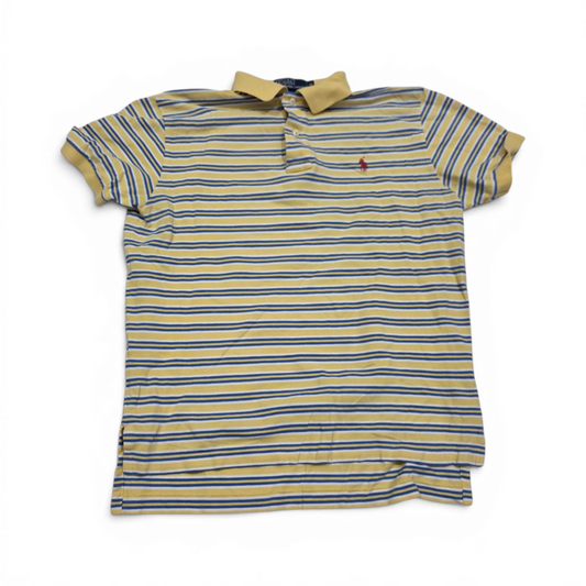 Playera Polo Ralph Lauren Mediana M Amarillo Linea Azul