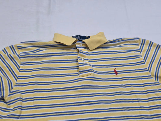 Playera Polo Ralph Lauren Mediana M Amarillo Linea Azul