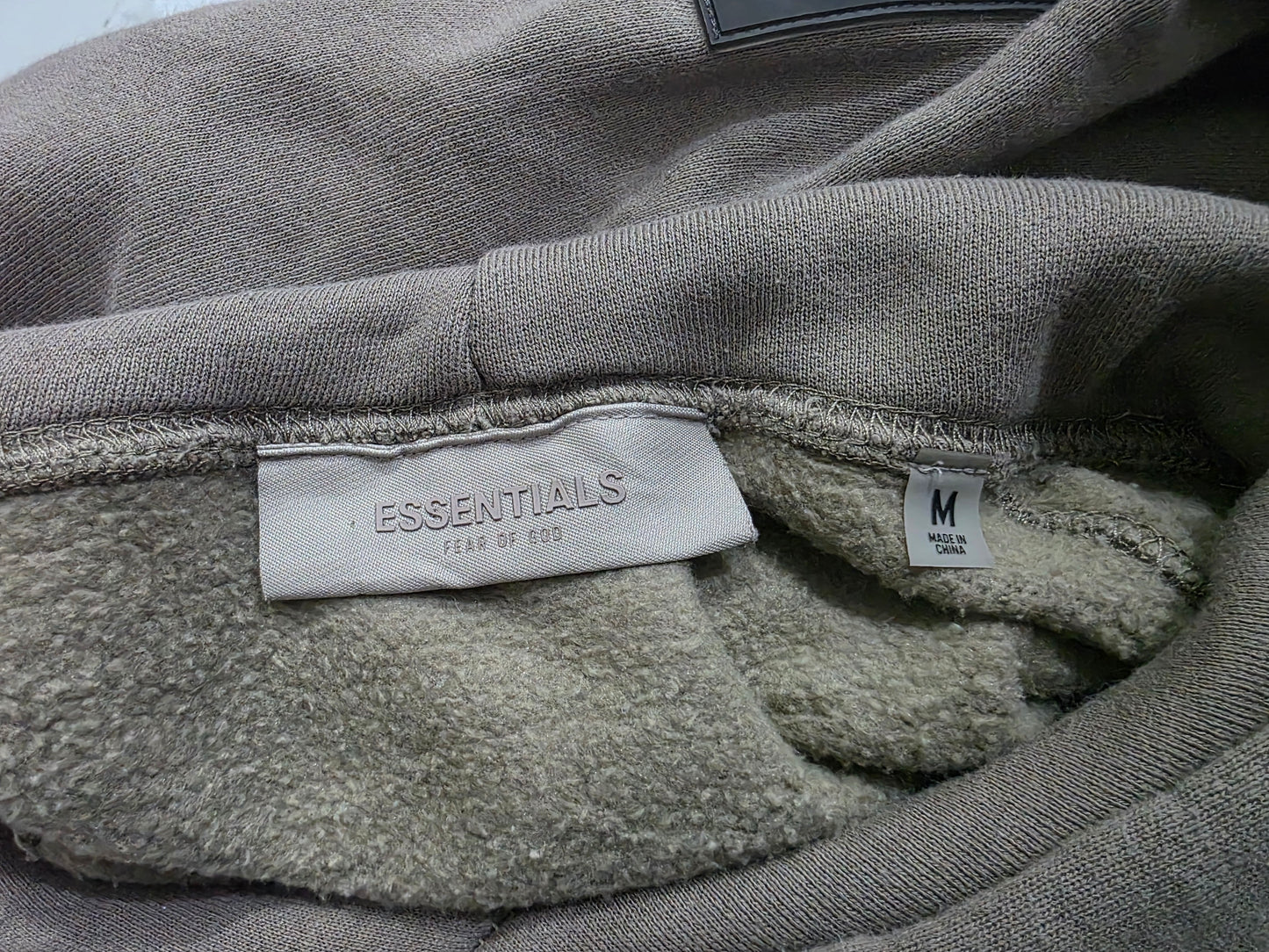 Sudadera Essentials Fear Of God Mediana M Cafe