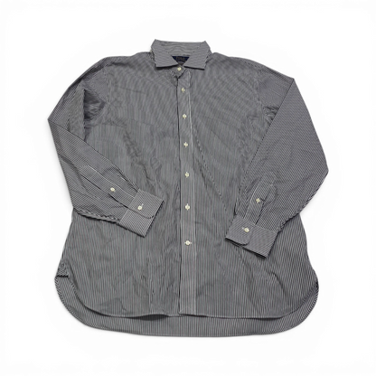 Camisa Ralph Lauren Grande L Negro Y Blanco Lineas