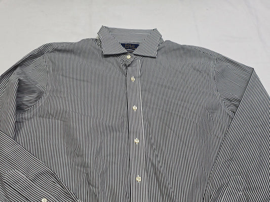Camisa Ralph Lauren Grande L Negro Y Blanco Lineas