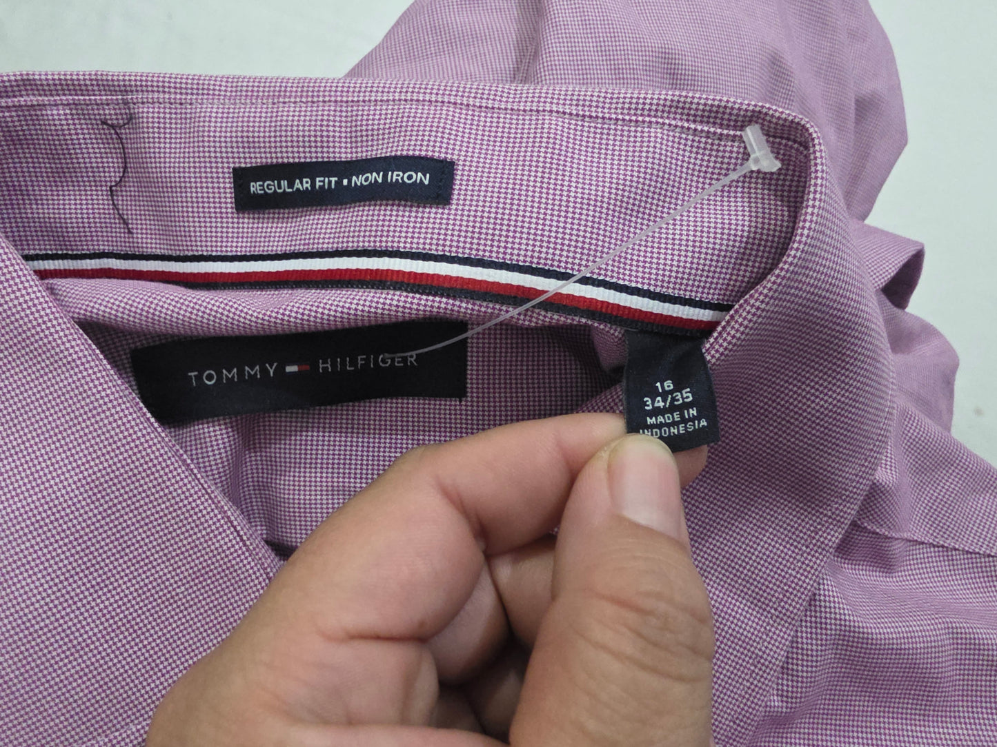 Camisa Tommy Hilfiger Grande L Morado