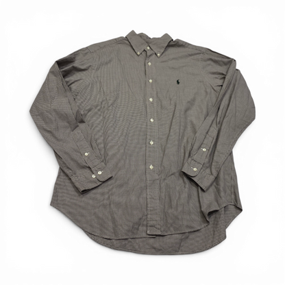 Camisa Ralph Lauren Grande L Cafe Y Beige