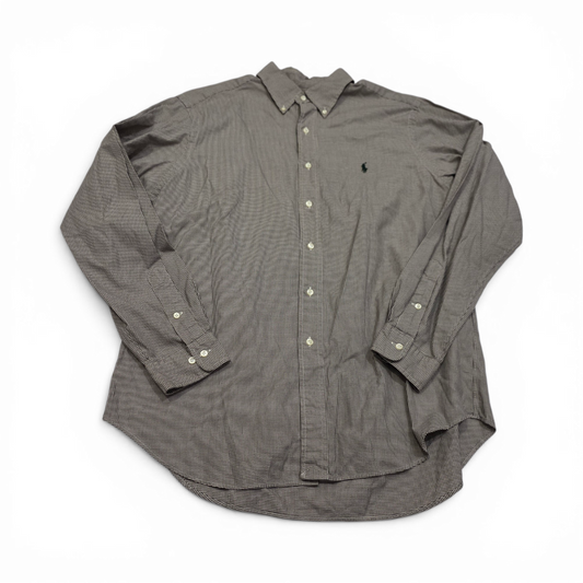 Camisa Ralph Lauren Grande L Cafe Y Beige