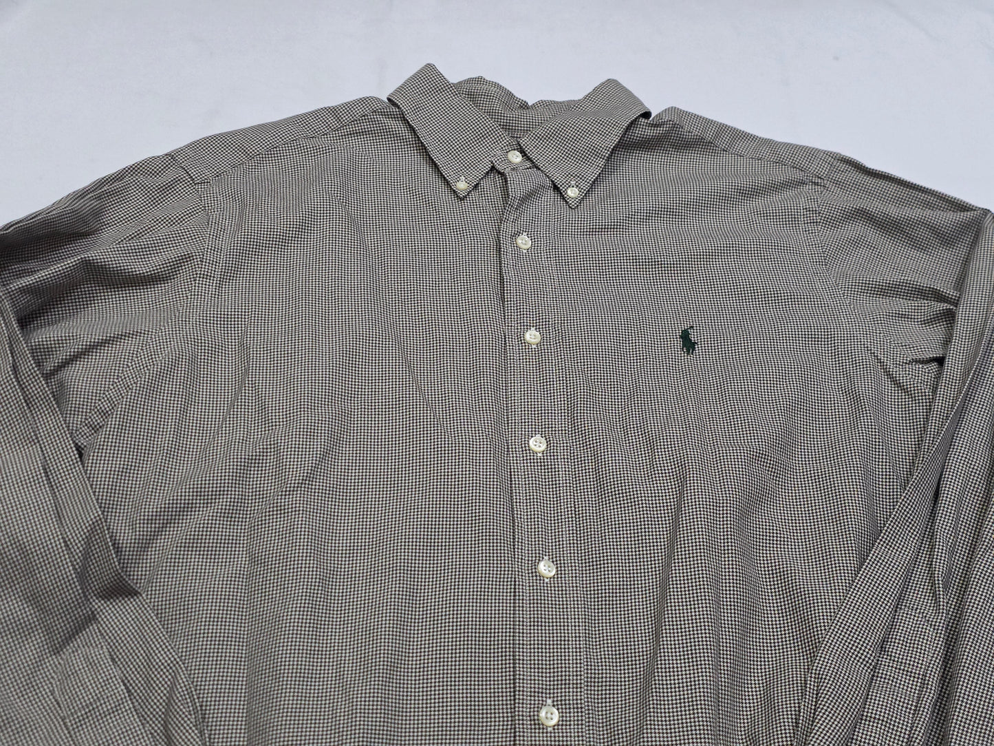 Camisa Ralph Lauren Grande L Cafe Y Beige