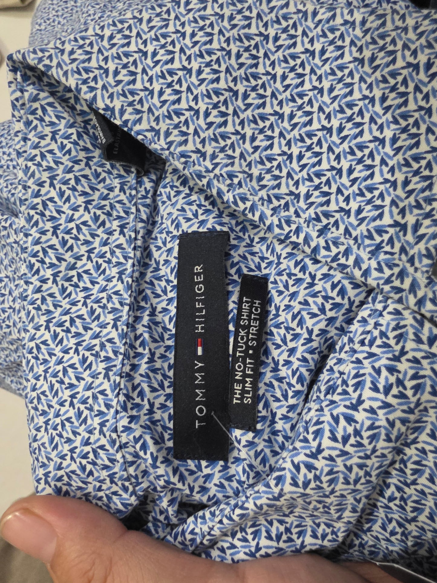 Camisa Tommy Hilfiger Grande L Azul Figuras