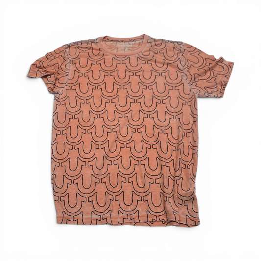 Playera True Religion Grande L Naranja Logos