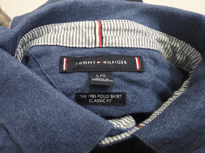 Playera Polo Tommy Hilfiger Grande L Azul Marino