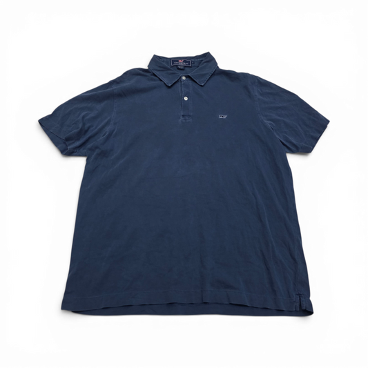 Playera Polo Vineyard Vines Grande L Azul Deslavado