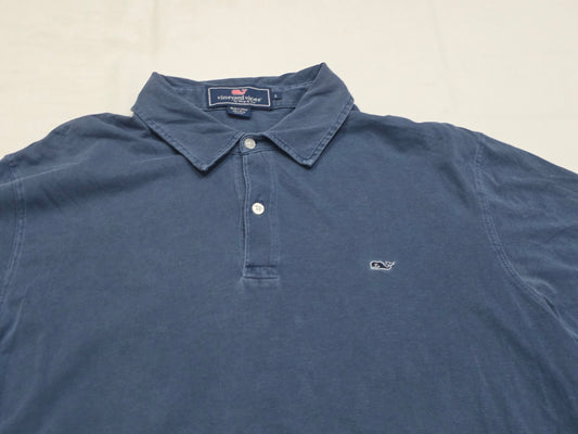 Playera Polo Vineyard Vines Grande L Azul Deslavado