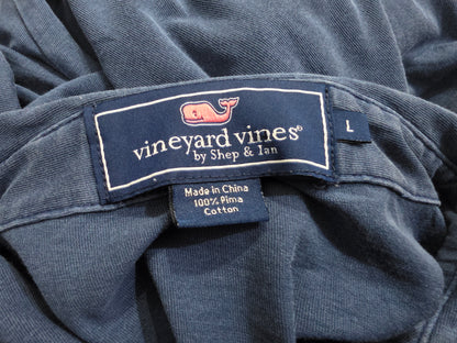 Playera Polo Vineyard Vines Grande L Azul Deslavado