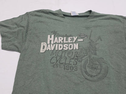Playera Harley Davidson Grande L Verde
