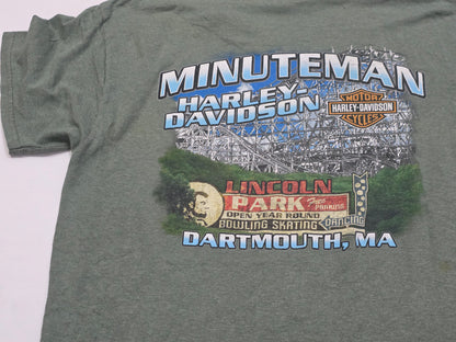 Playera Harley Davidson Grande L Verde