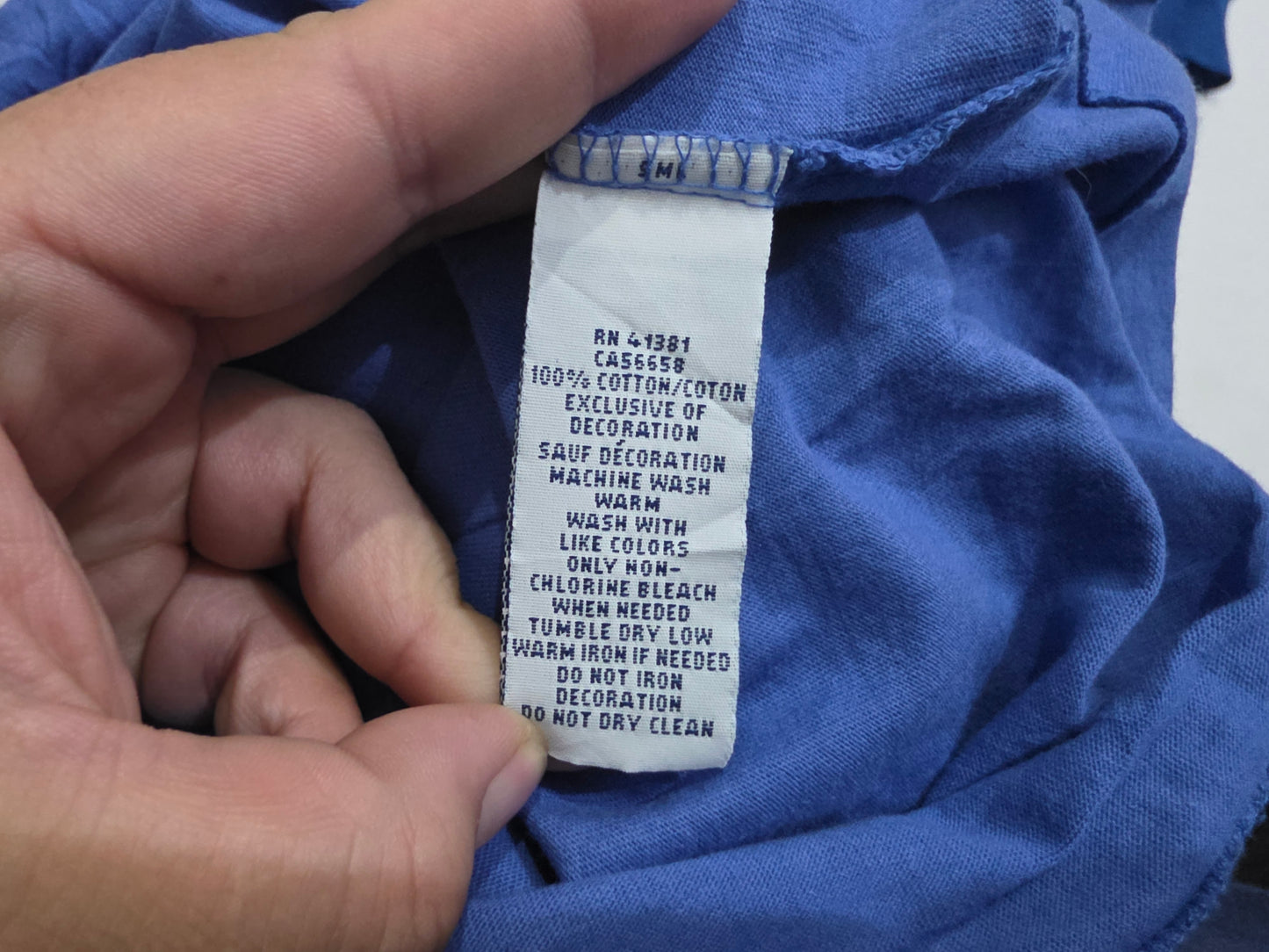 Playera Ralph Lauren Grande L Azul Pony Rosa