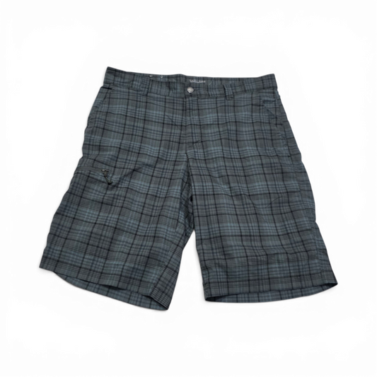 Bermuda Columbia Talla 36 Azul Y Gris