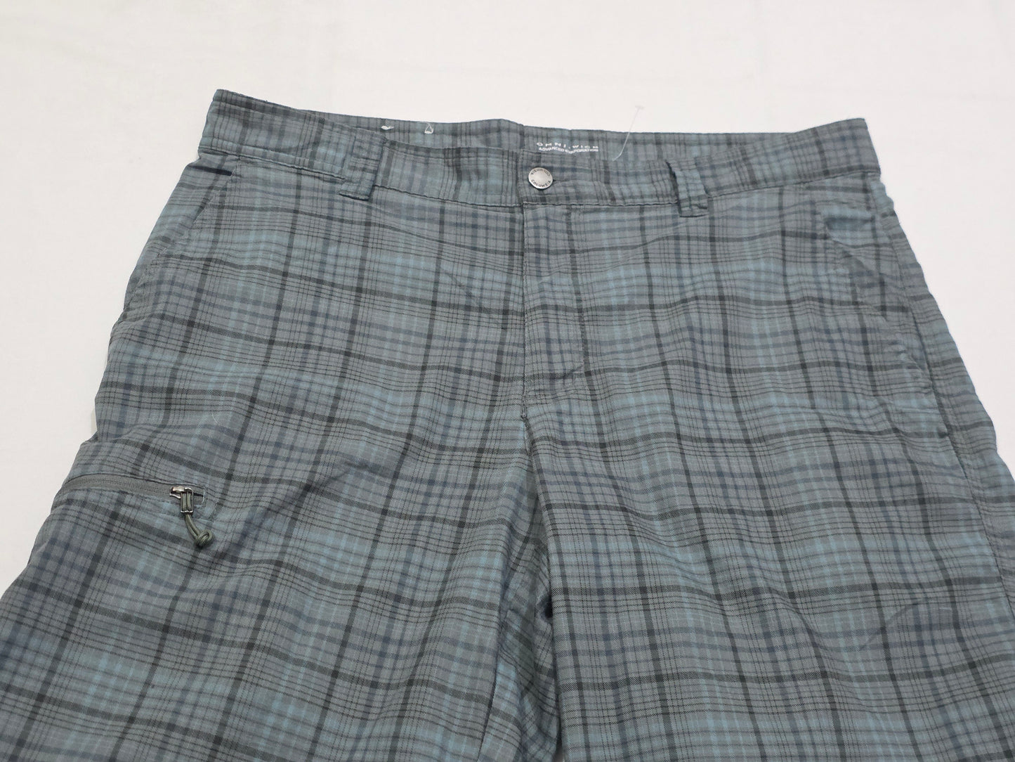 Bermuda Columbia Talla 36 Azul Y Gris